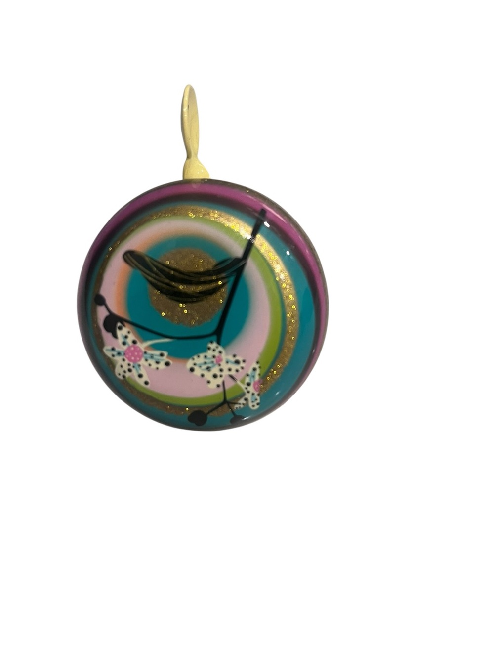 Pylones "Atmosphère
Orchide" Bicycle Bell. It is a dome-shaped ringer
